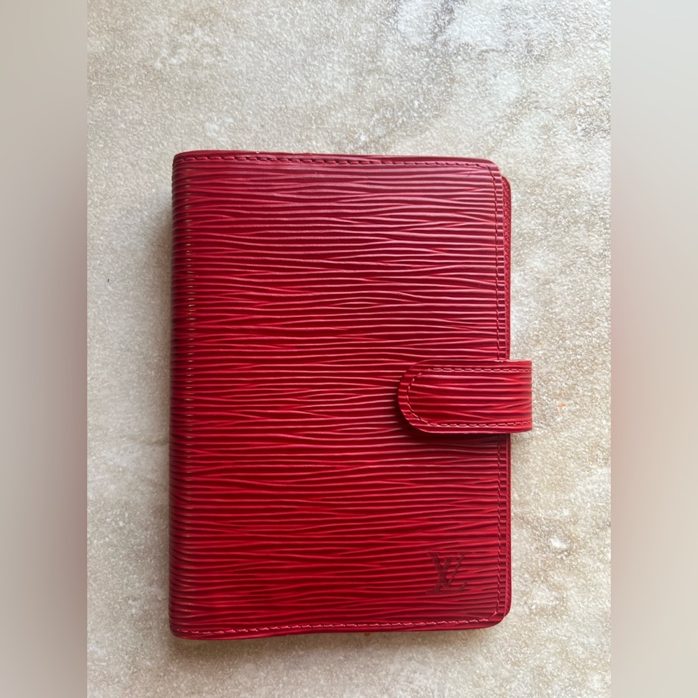 SOLD Louis Vuitton Res Epi Agenda Cover/Wallet